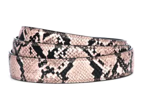 1.25" Pink Boa Print Strap