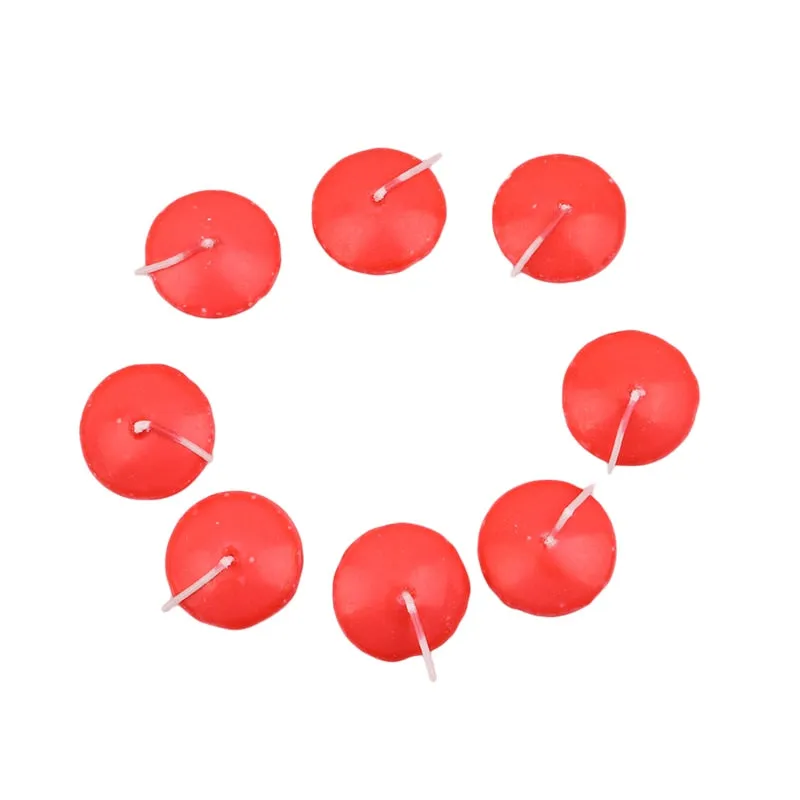 4 Colors Unscented Floating Candles