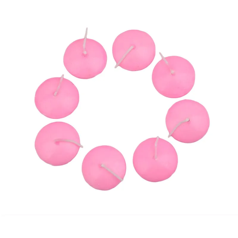 4 Colors Unscented Floating Candles