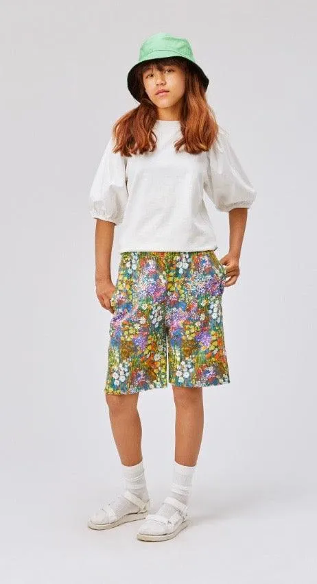 Adian Organic Cotton Shorts | Flower Field | Molo