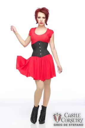 Black Silk Waist Cincher