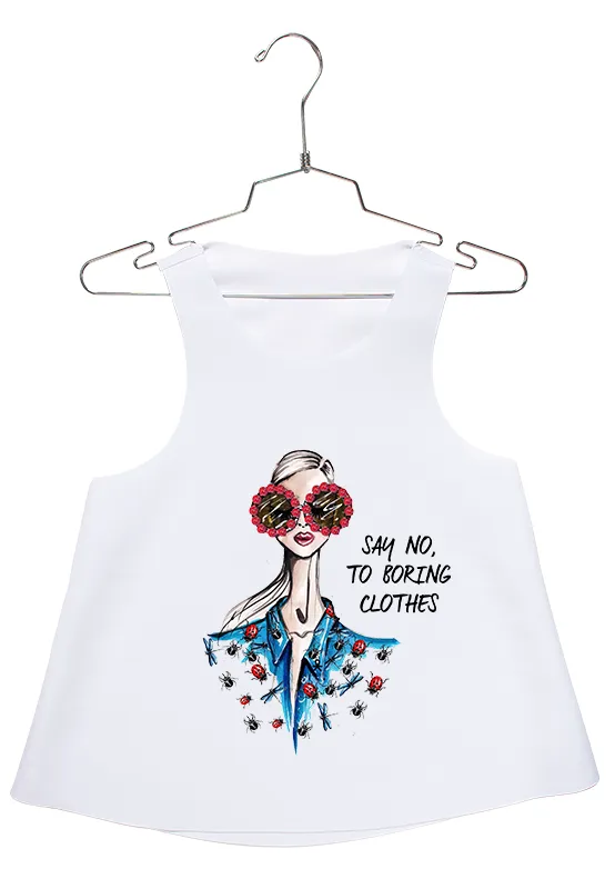 Boring Clothes in a NO Racerback