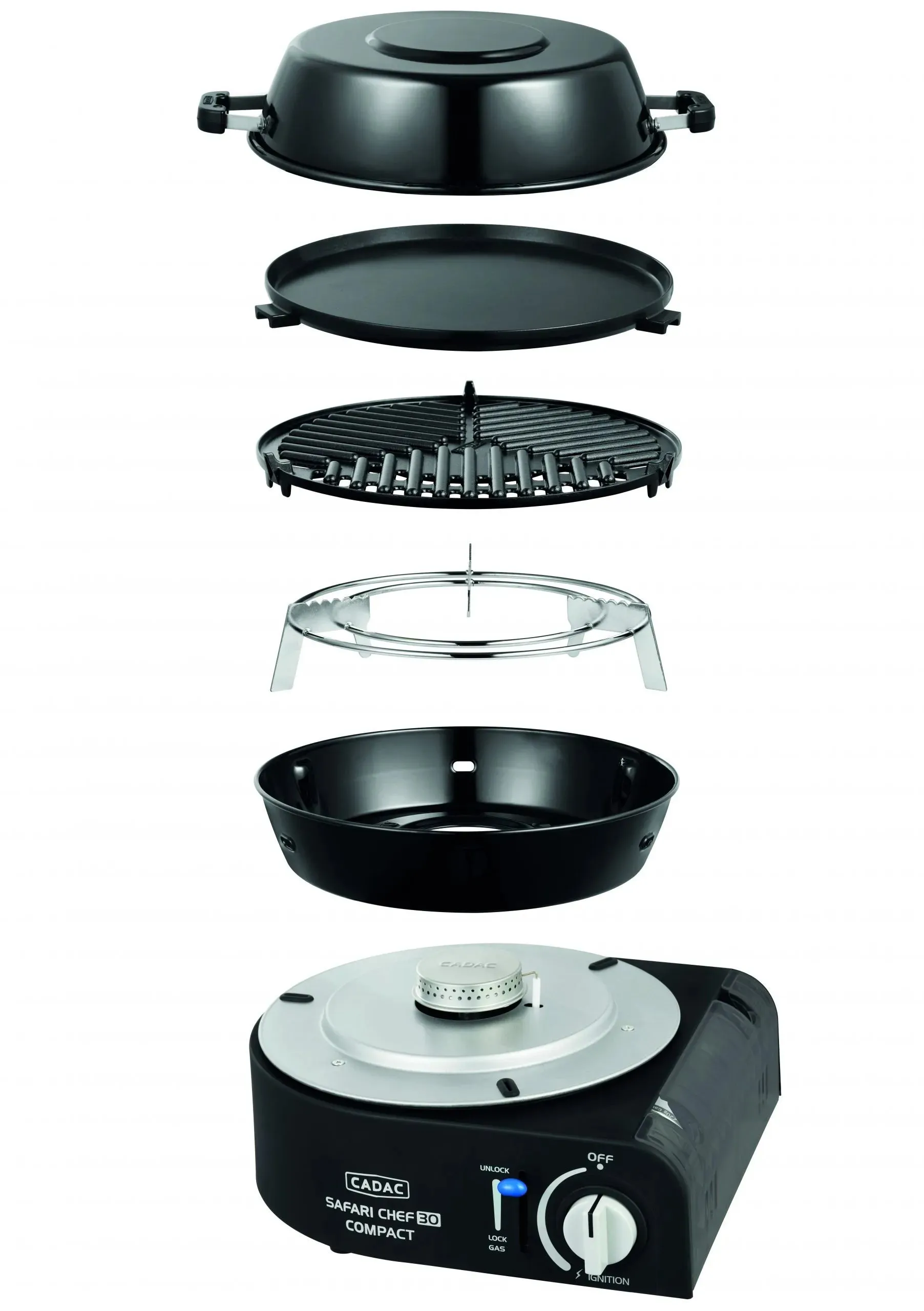 Cadac Safari Chef Compact 30 Portable Gas BBQ