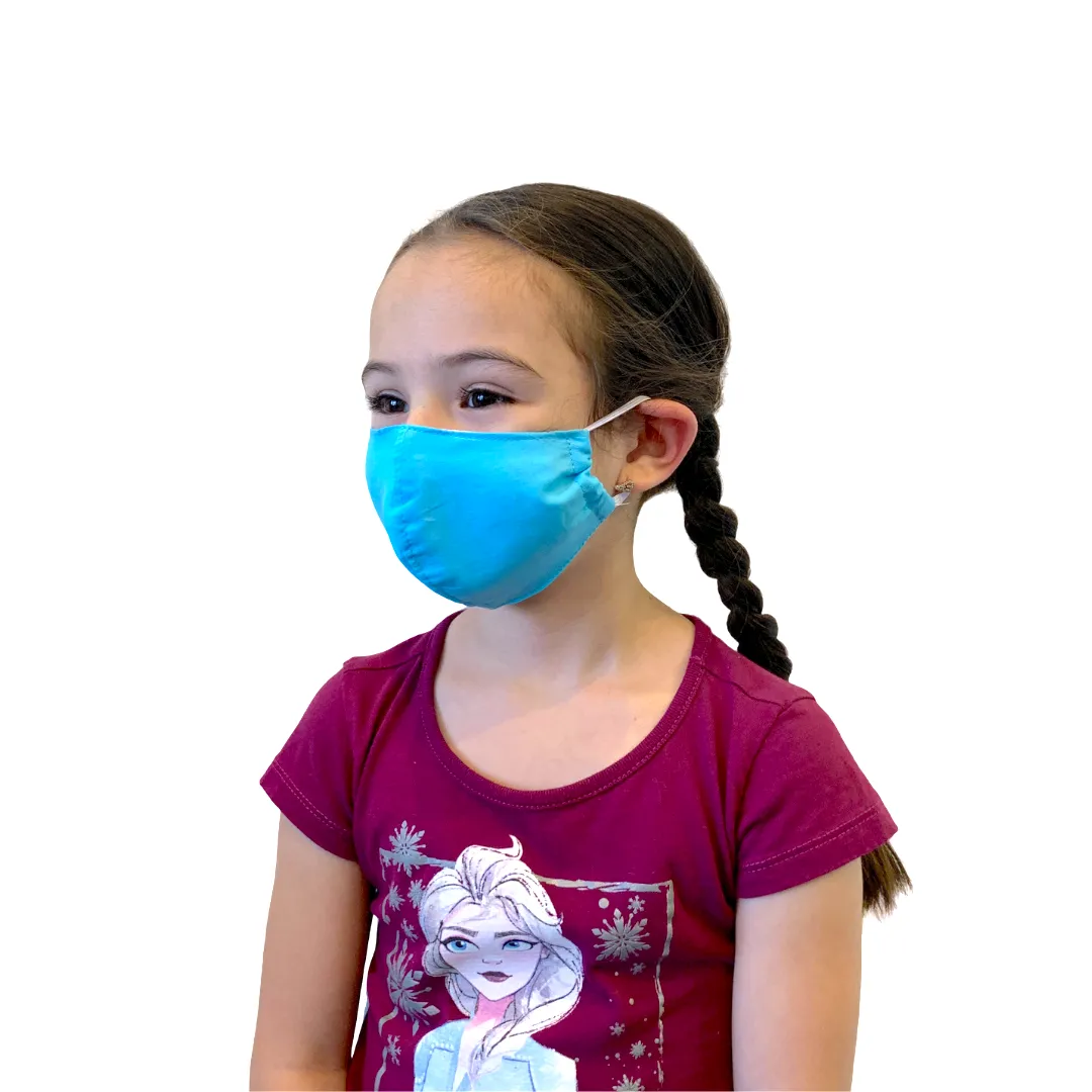 Child 2-4 Reusable Face Mask with Filter Pocket 100% Cotton - Thailand