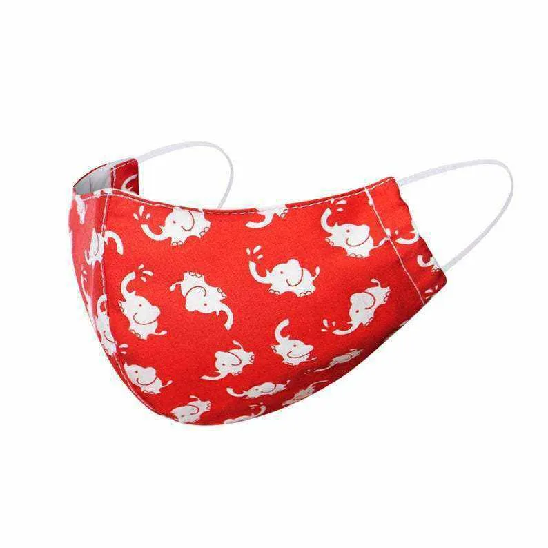 Child 2-4 Reusable Face Mask with Filter Pocket 100% Cotton - Thailand