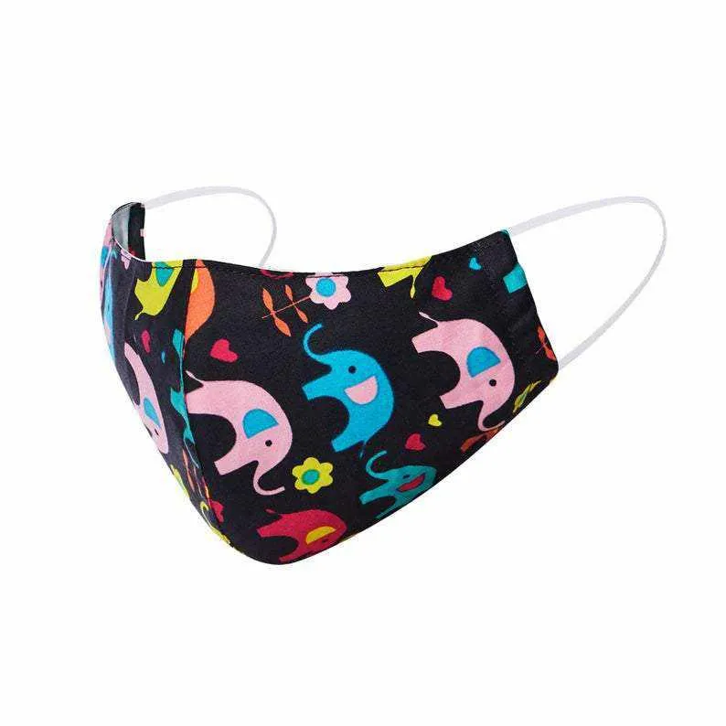 Child 2-4 Reusable Face Mask with Filter Pocket 100% Cotton - Thailand