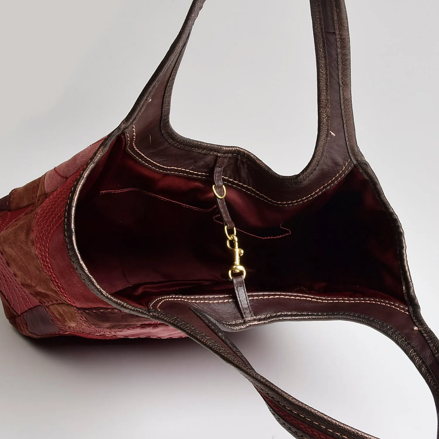 Coach Ltd Ed Ergo Tote Red Hobo Purse