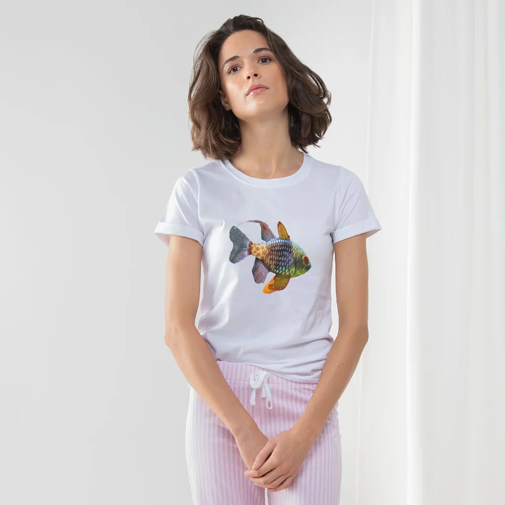 Colored Fish Women's Long Pant Pyjama Set