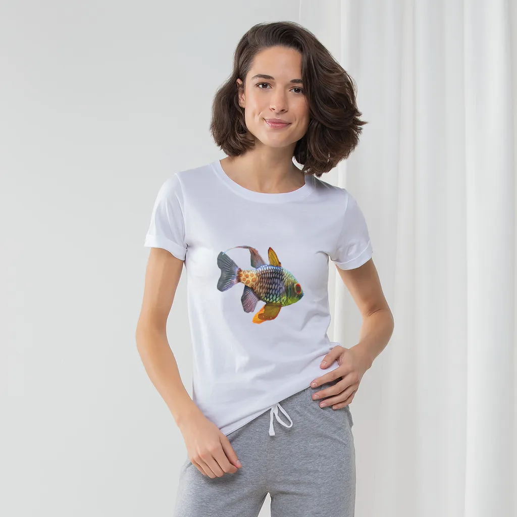 Colored Fish Women's Long Pant Pyjama Set