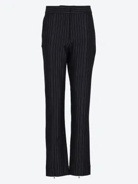 Compact Stripe jersey mid waist pants