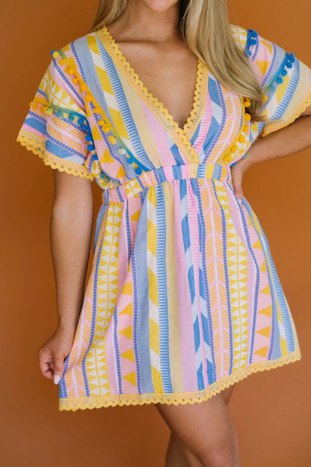Cora Tropical Dress-Multi