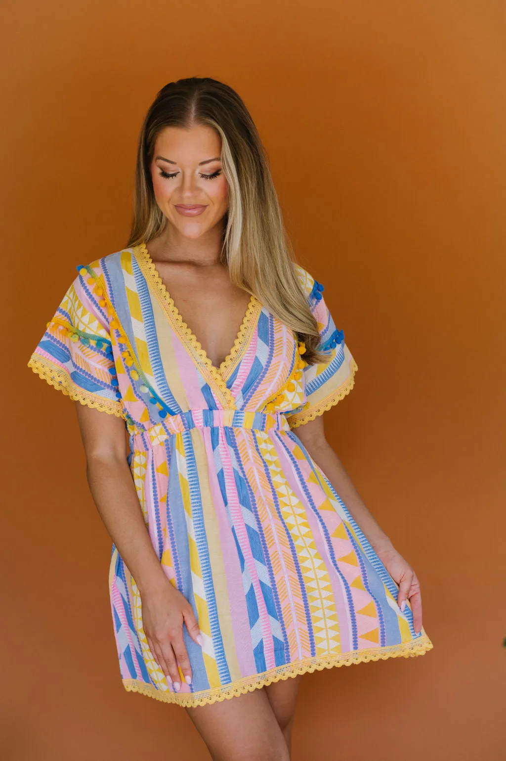 Cora Tropical Dress-Multi