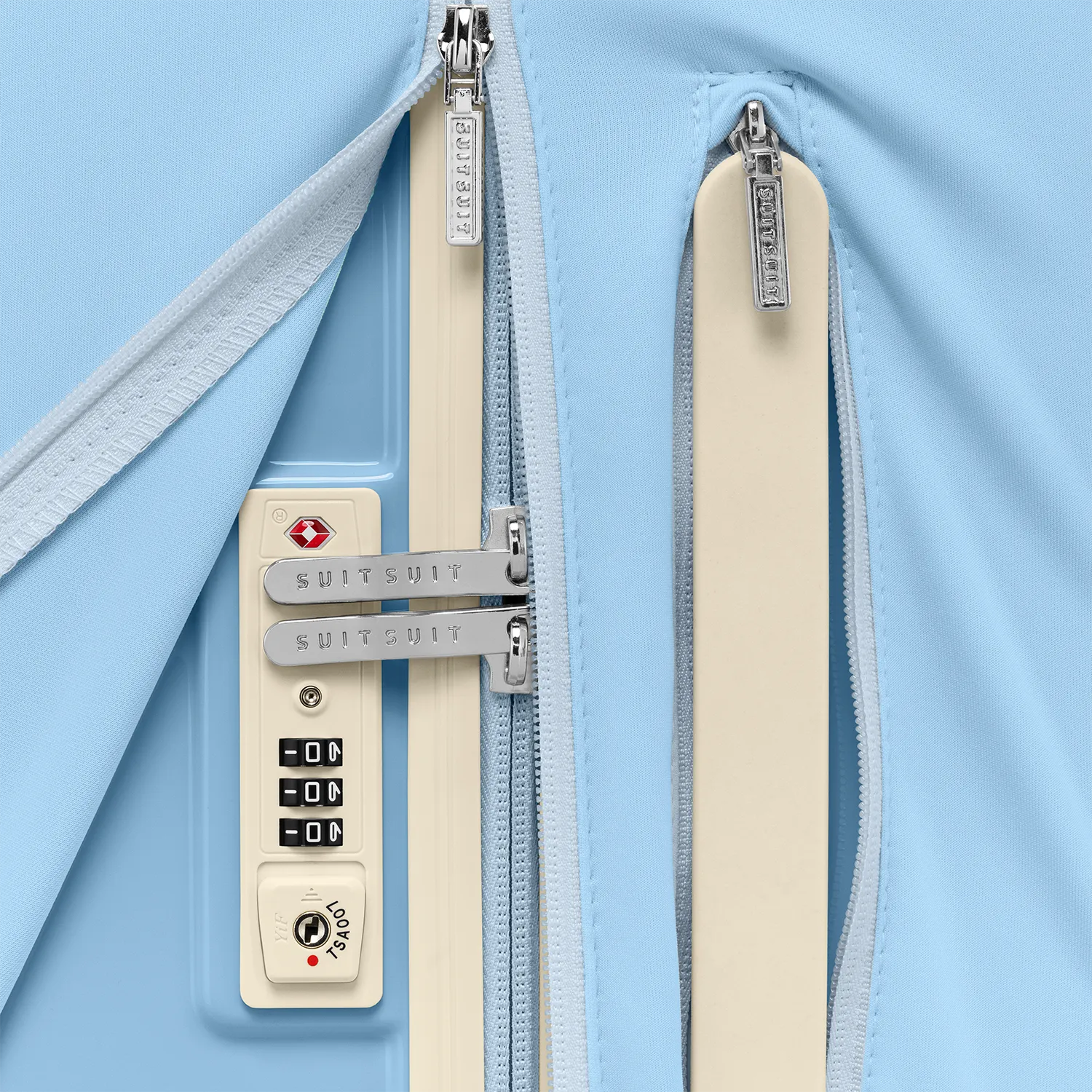 Fabulous Fifties - Chambray Blue - Safe Travels Set (24 INCH)