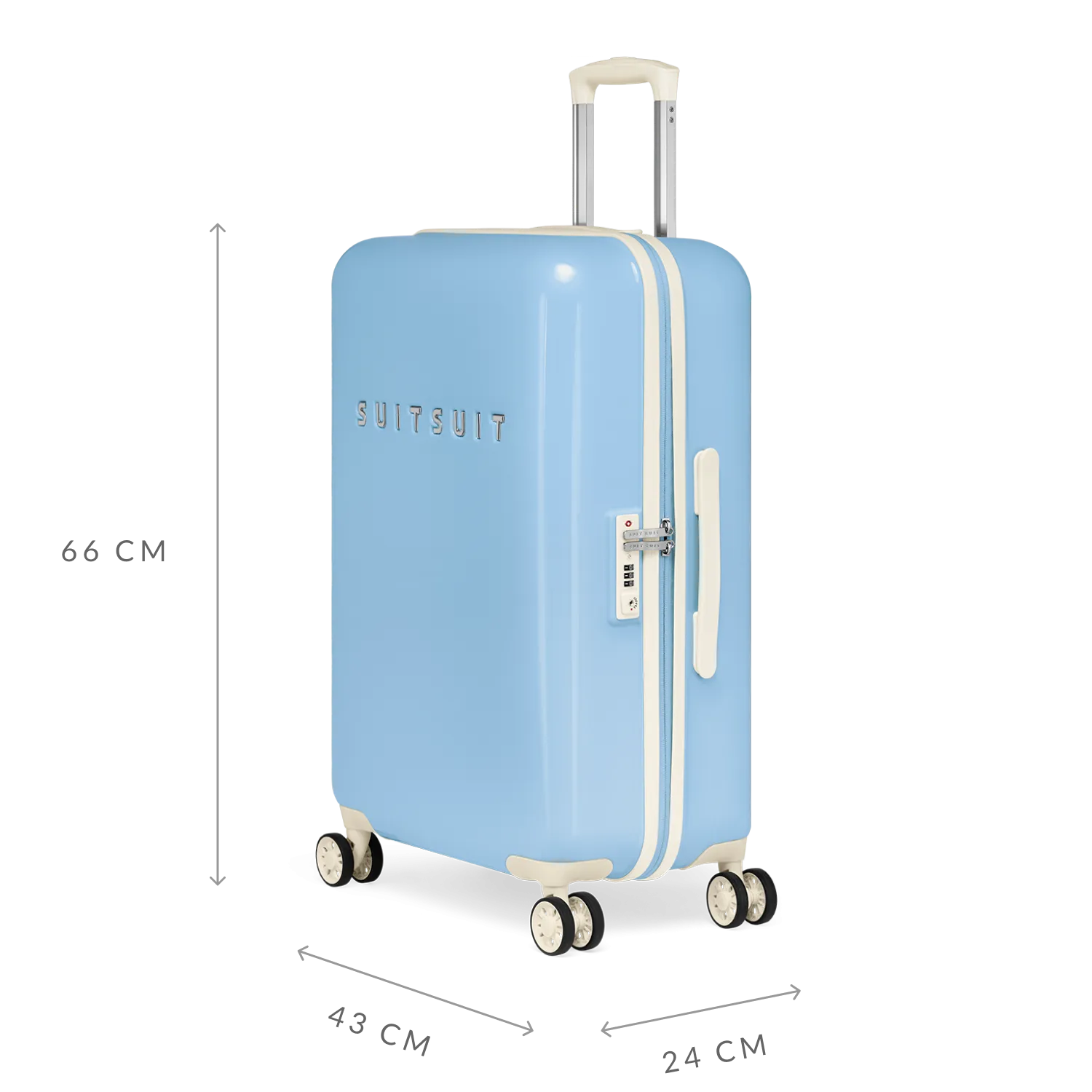 Fabulous Fifties - Chambray Blue - Safe Travels Set (24 INCH)
