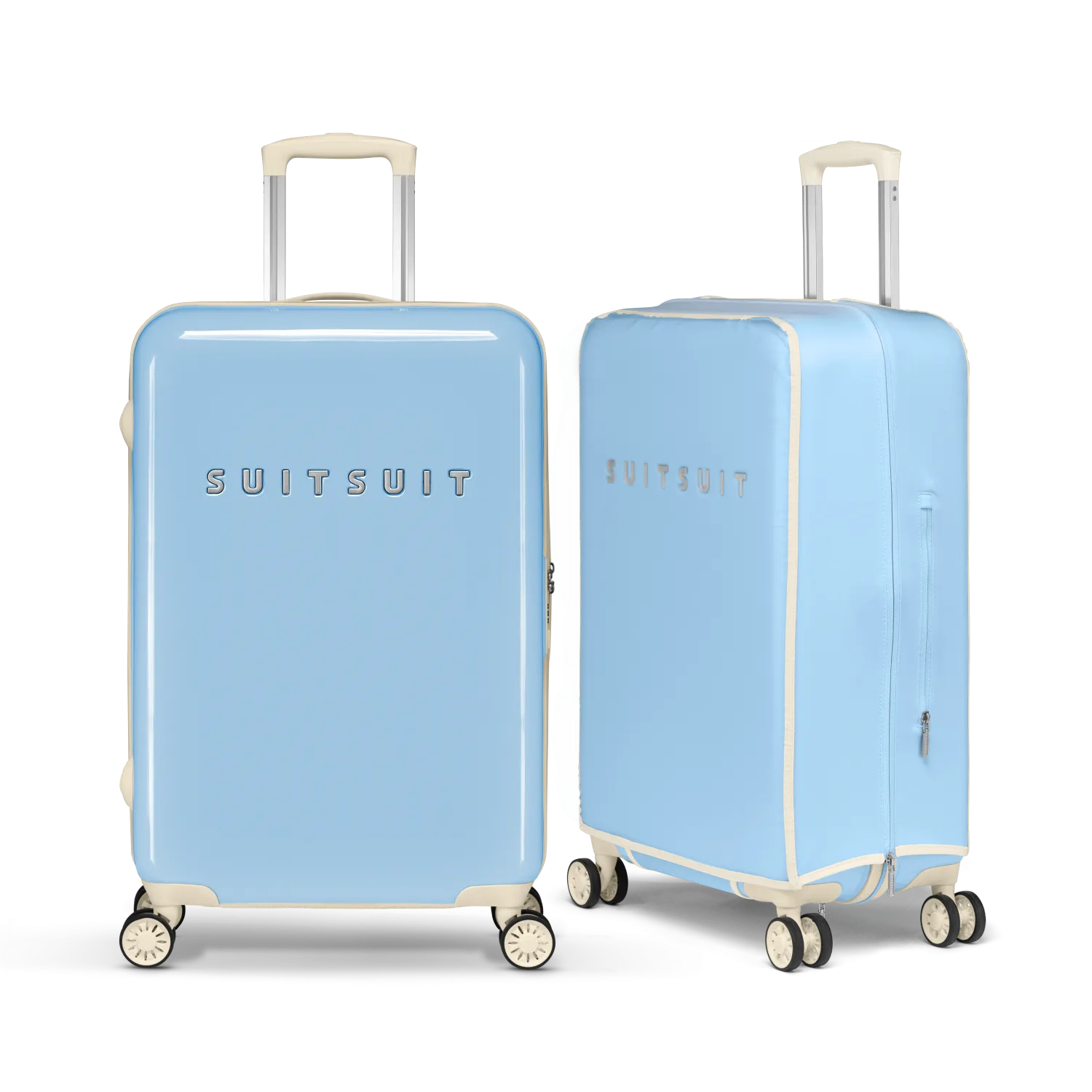Fabulous Fifties - Chambray Blue - Safe Travels Set (24 INCH)