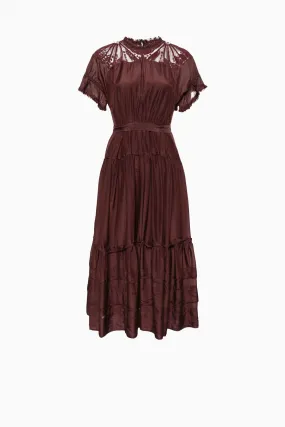 Fia Dress - Bordeaux