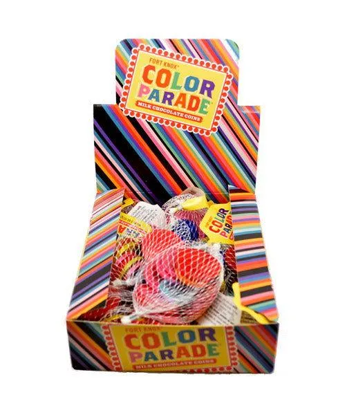 Fort Knox Color Parade Milk Chocolate Coins