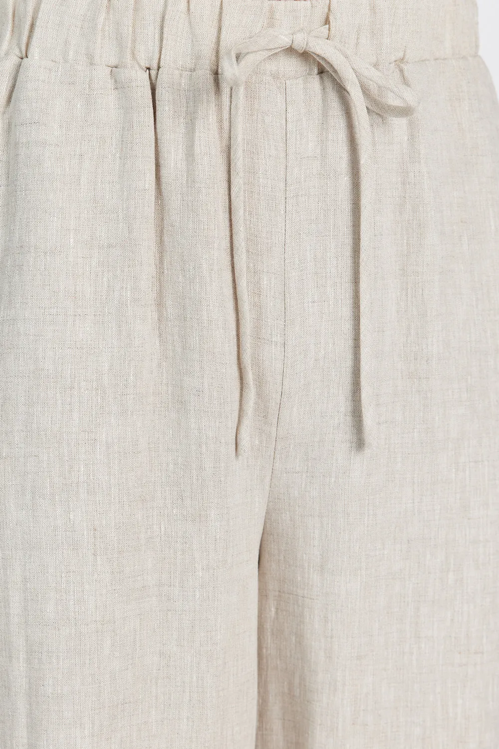 GINA NATURAL LINEN WAIST PANT
