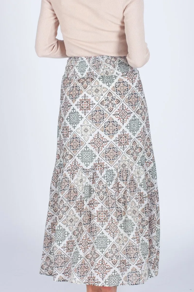 GWENYTH SKIRT (KHAKI)