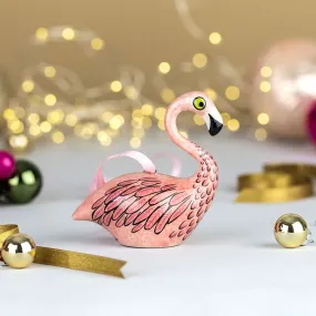 Handmade Ceramic Flamingo Decoration