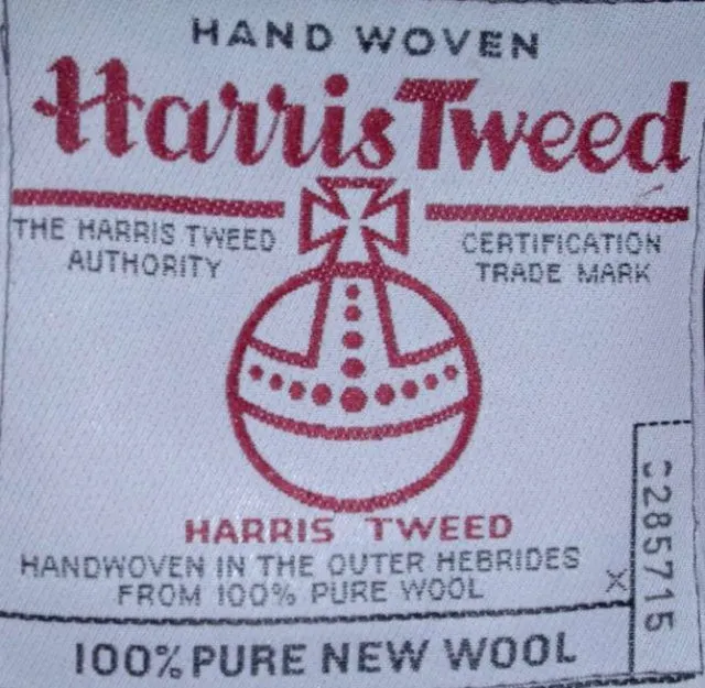 Harris Tweed Mini Crossbody Purse Bag - Teal Purple Plaid