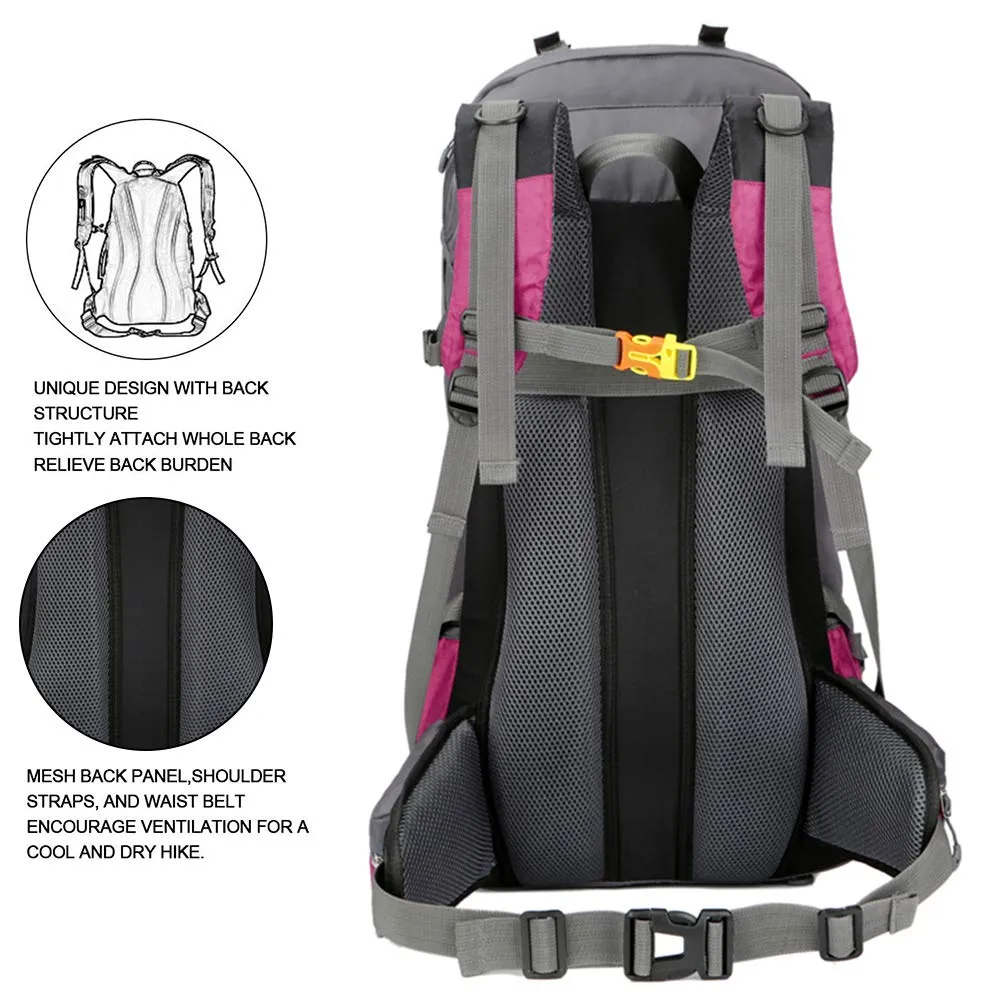 Large Waterproof Backpack  with Rain cover