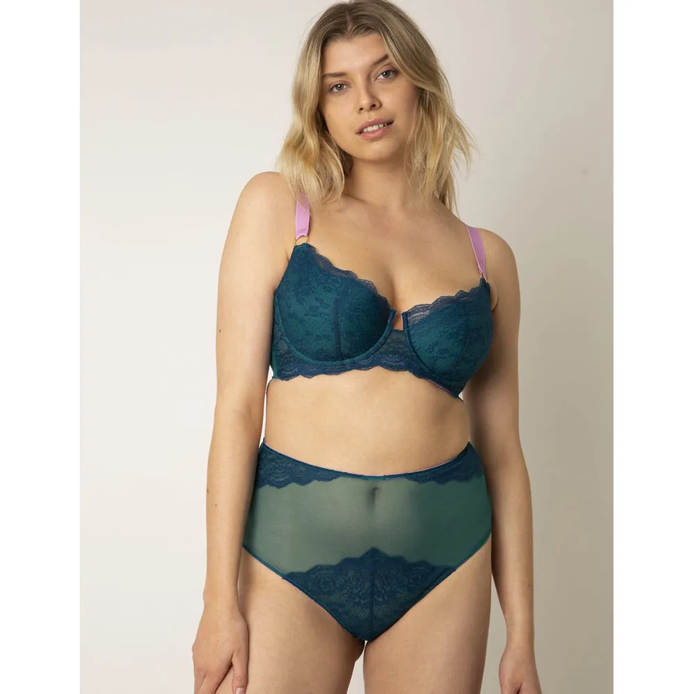 Lila Lace High Waist Knicker