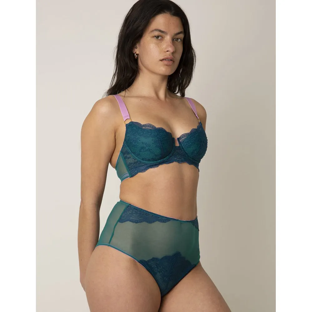 Lila Lace High Waist Knicker