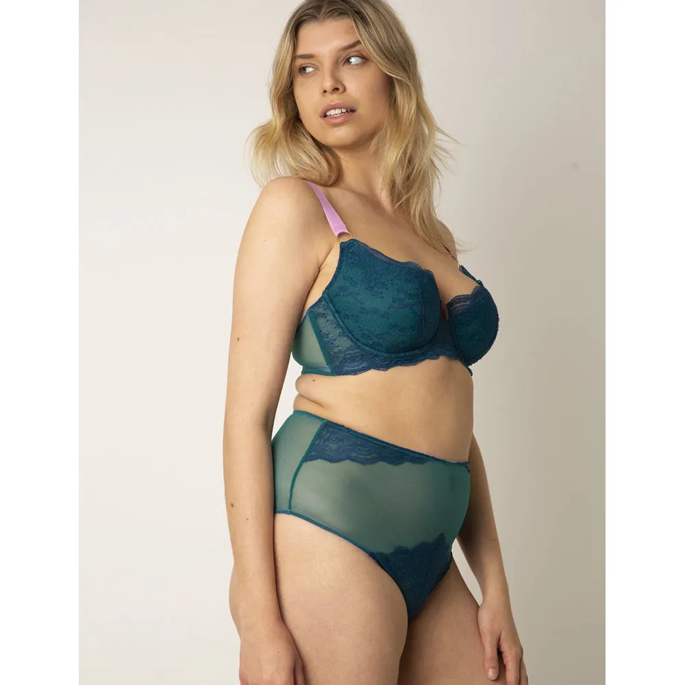 Lila Lace High Waist Knicker