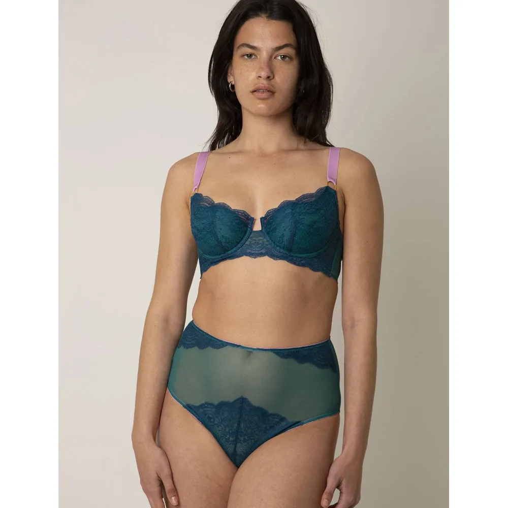 Lila Lace High Waist Knicker