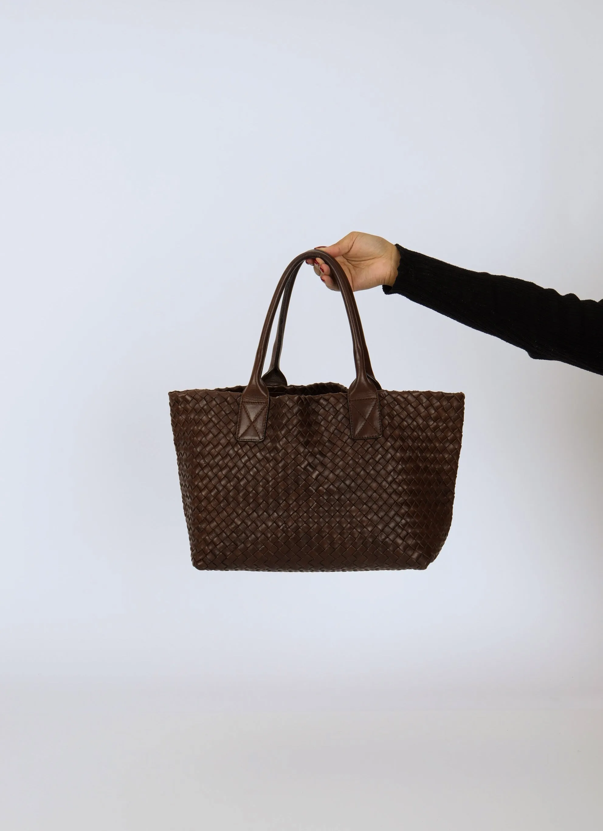 Limited Edition Bottega Veneta Intrecciato Mini Cabat w/ Pouch