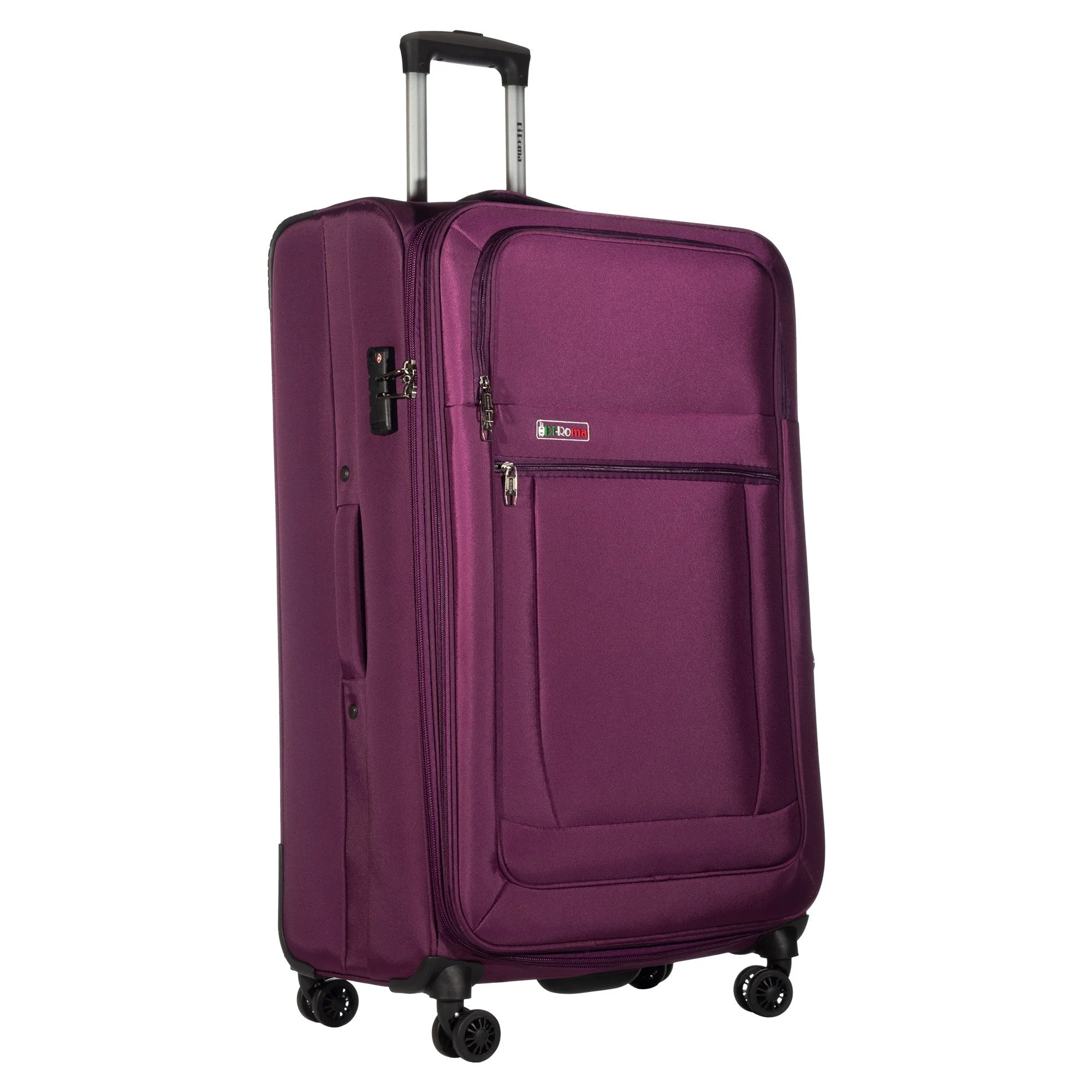 Luca Collection Purple luggage Set 3pc(20/26/30") Suitcase