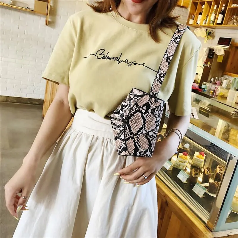 Luxury Heart Shaped Women's Waist Belt Bag