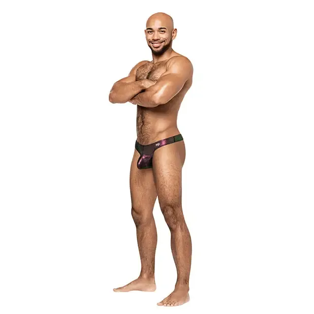 Male Power Hocus Pocus Uplift Bong Thong Purple L/XL