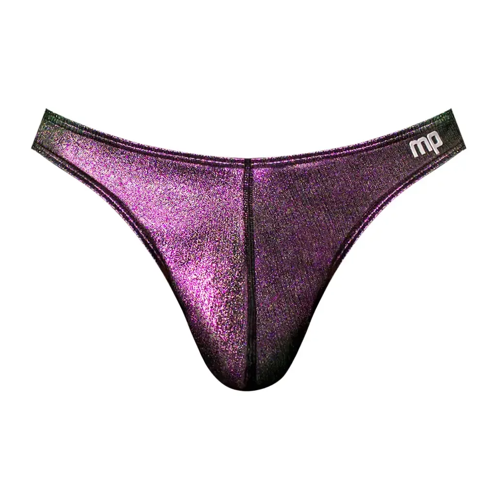 Male Power Hocus Pocus Uplift Bong Thong Purple L/XL