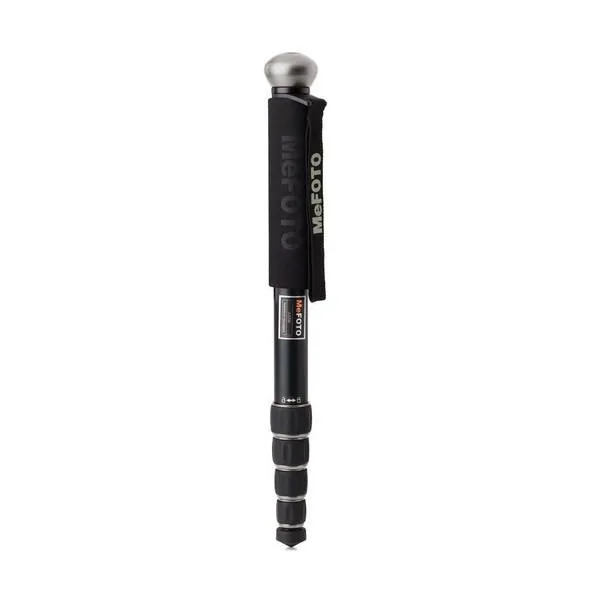 MeFOTO WalkAbout Monopod 5-Section Twist Lock Knob with Compass - Titanium