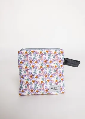 Pink Purple Floral Pack'N'Go Washable Pouch