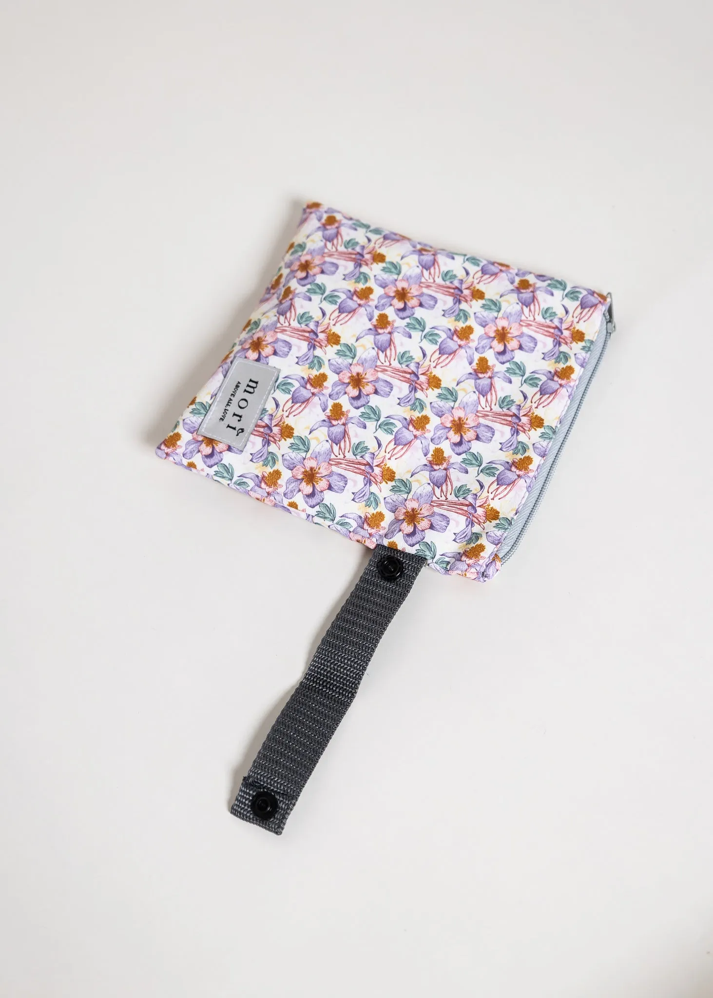 Pink Purple Floral Pack'N'Go Washable Pouch