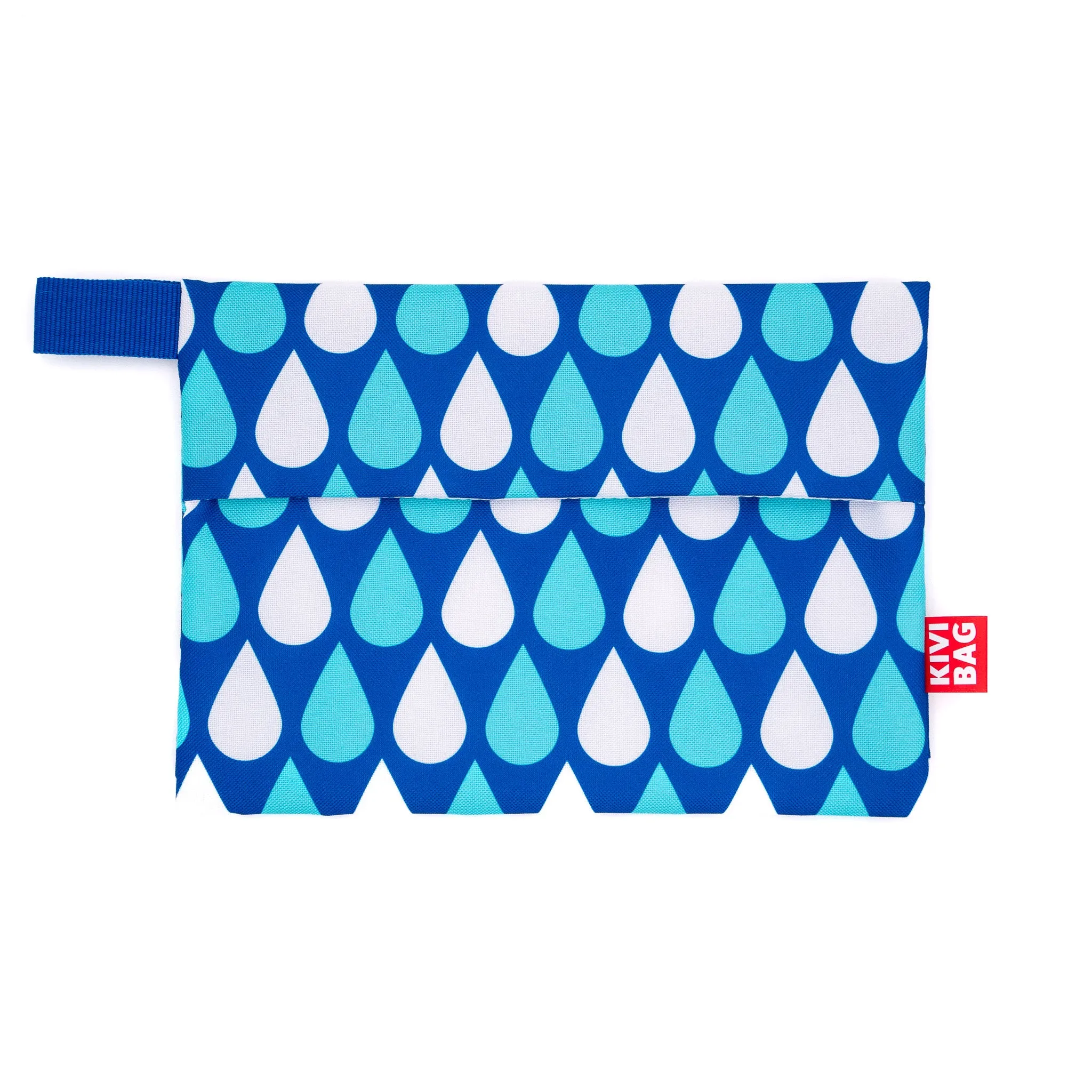 Sandwich Bag (Drops-blue)