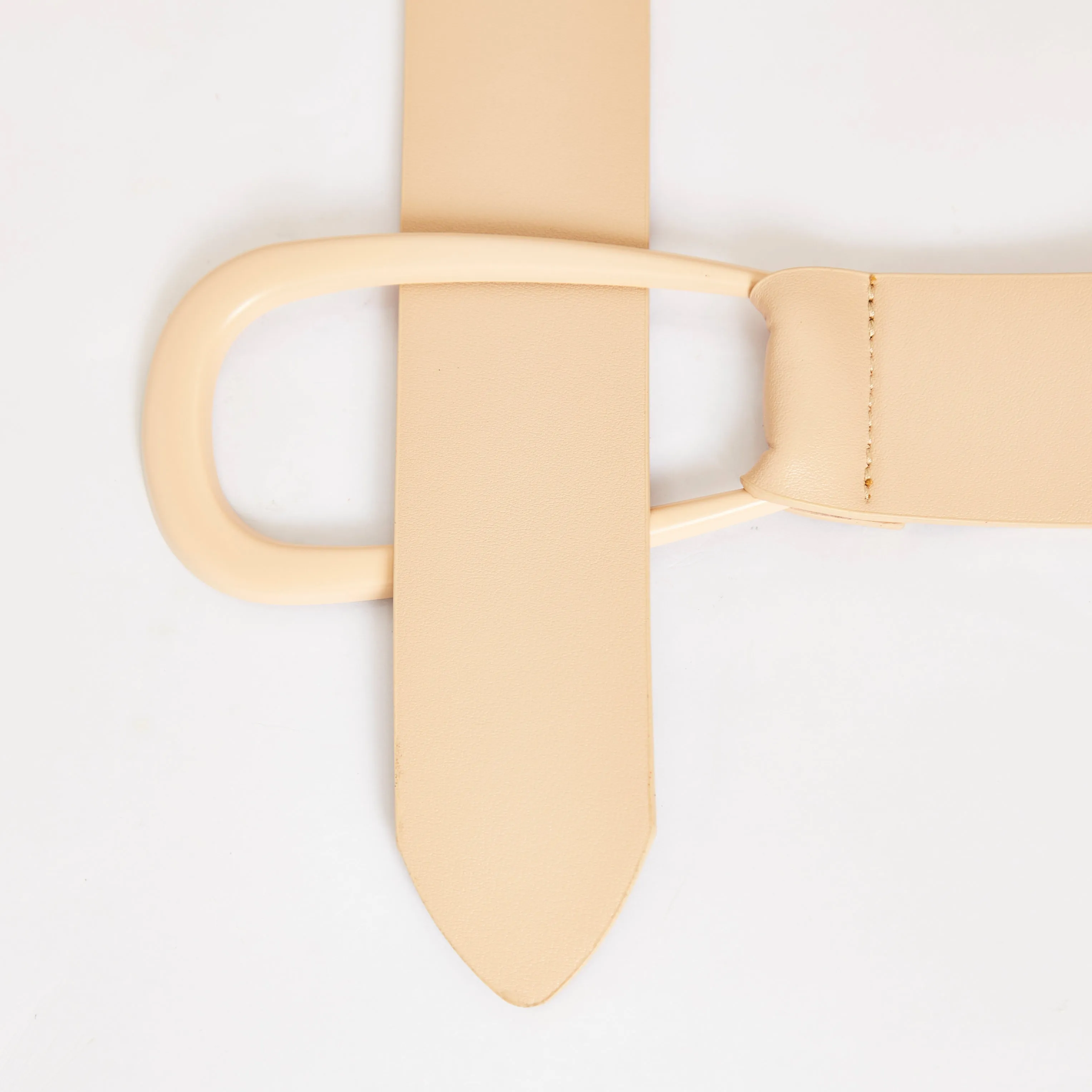 Self Buckle Knot Belt - Mocha Latte