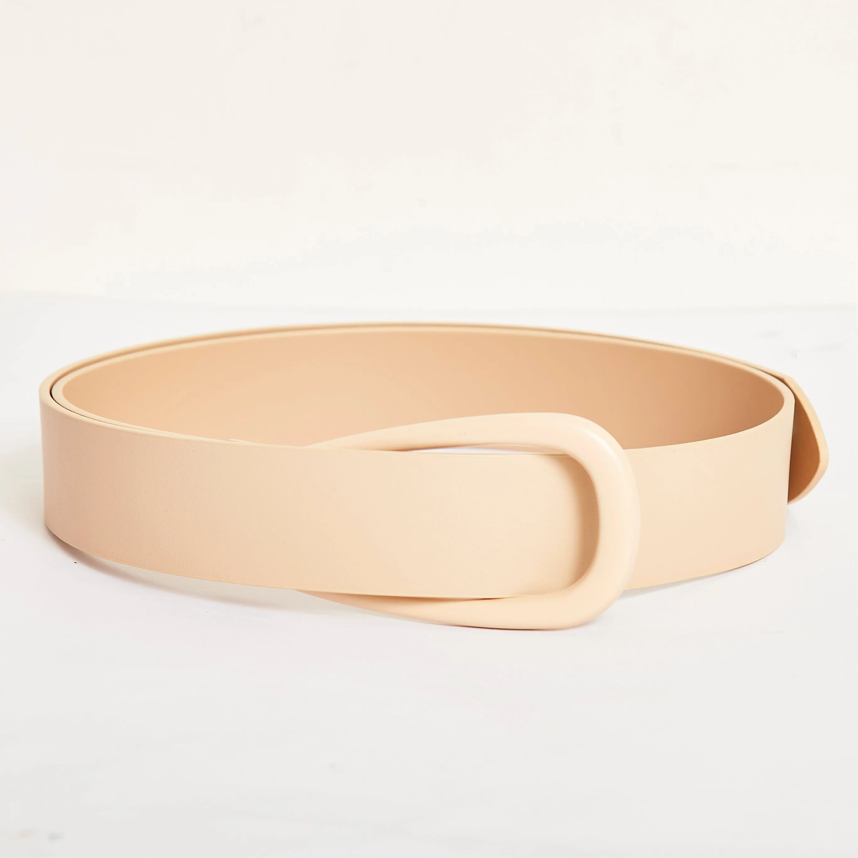 Self Buckle Knot Belt - Mocha Latte