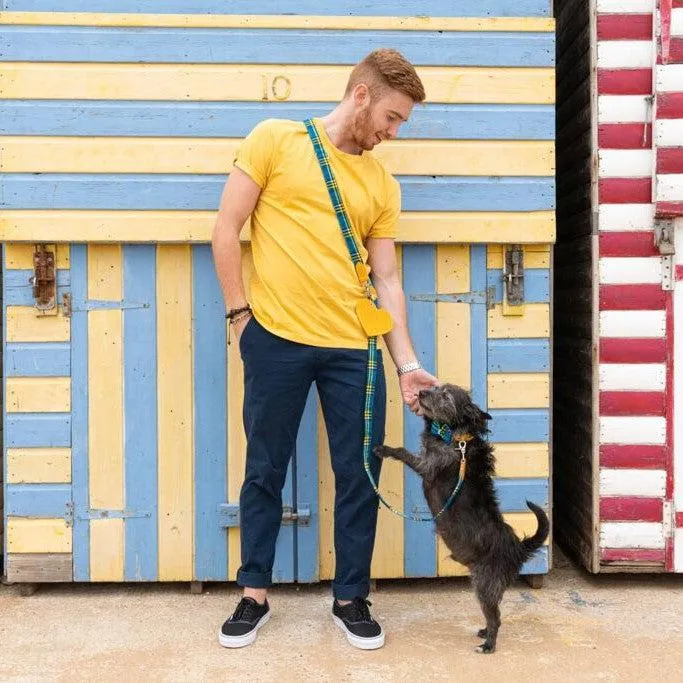 Shuka Blue Dog Hands Free (Coupler) Dog Lead