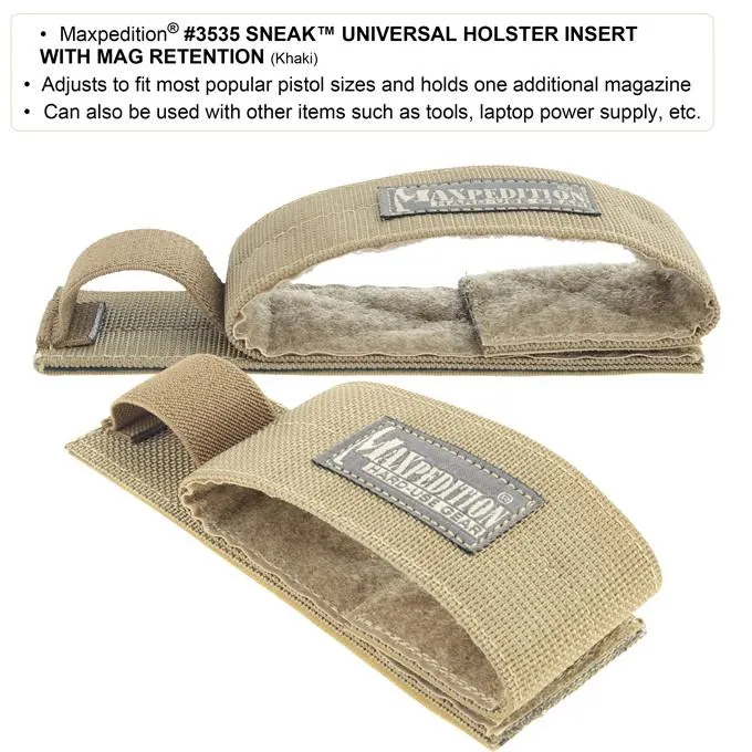Sneak Universal Holster Insert With Mag Retention
