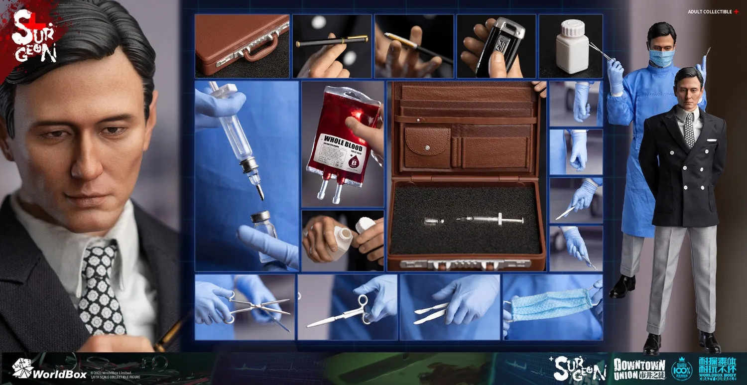 Surgeon - Brown Suitcase w/Medical Tools