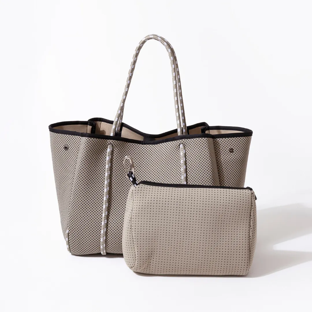 TAUPE SET - EVERYDAY TOTE AND POUCH