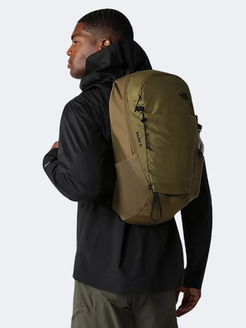 The North Face Basin Backpack 18L Unisex Hiking Bag Military Olive