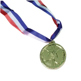 Vacation Bible School Gold Religious Medallion