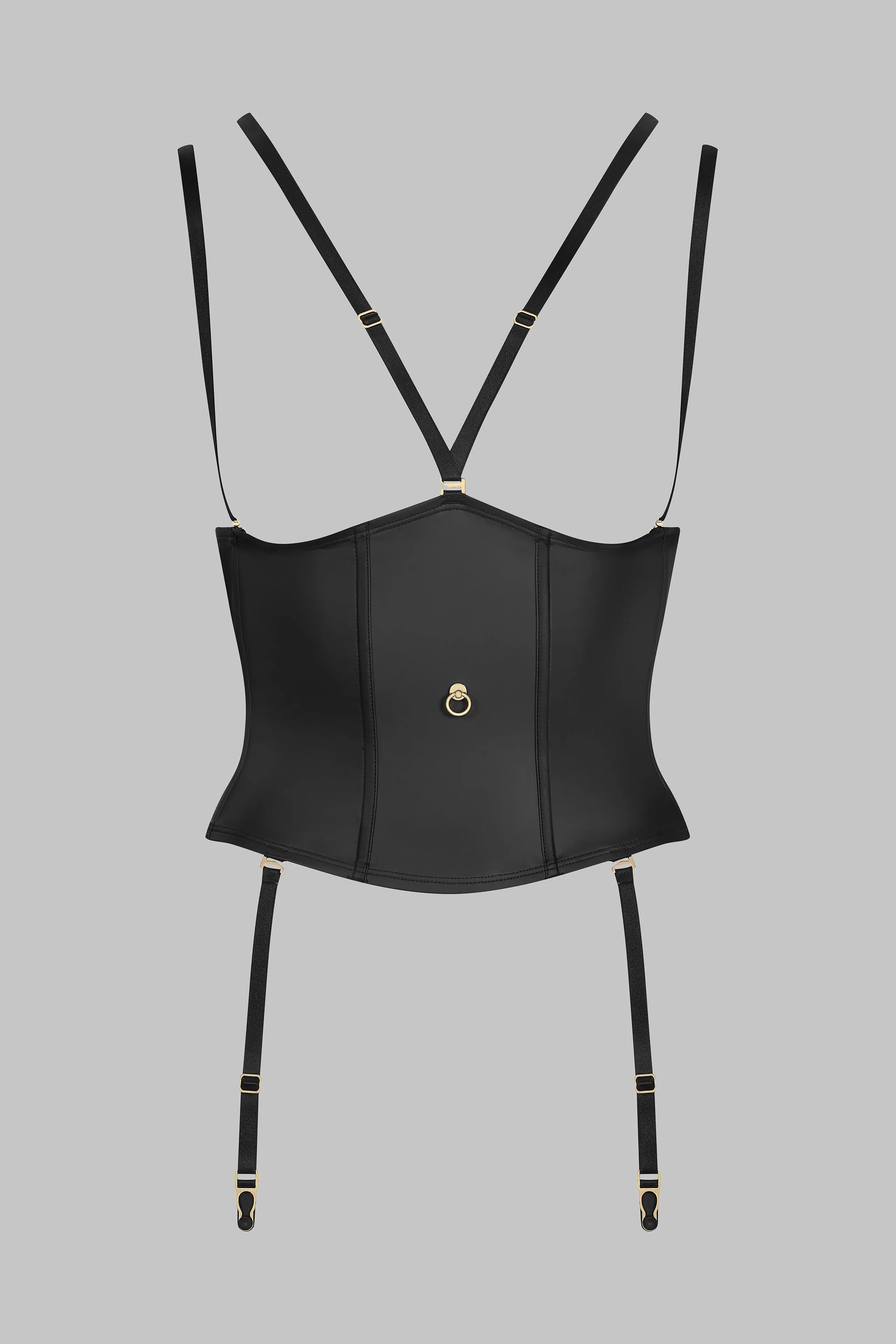 Waist cincher with suspenders - Chambre Noire